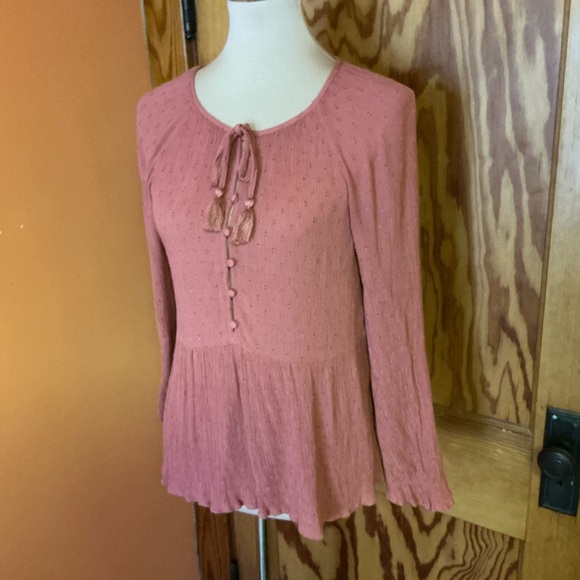 American Eagle boho peasant top - Picture 5 of 12